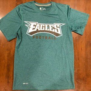 Men's Official Eagles Nike Dri Fit Green T-Shirt